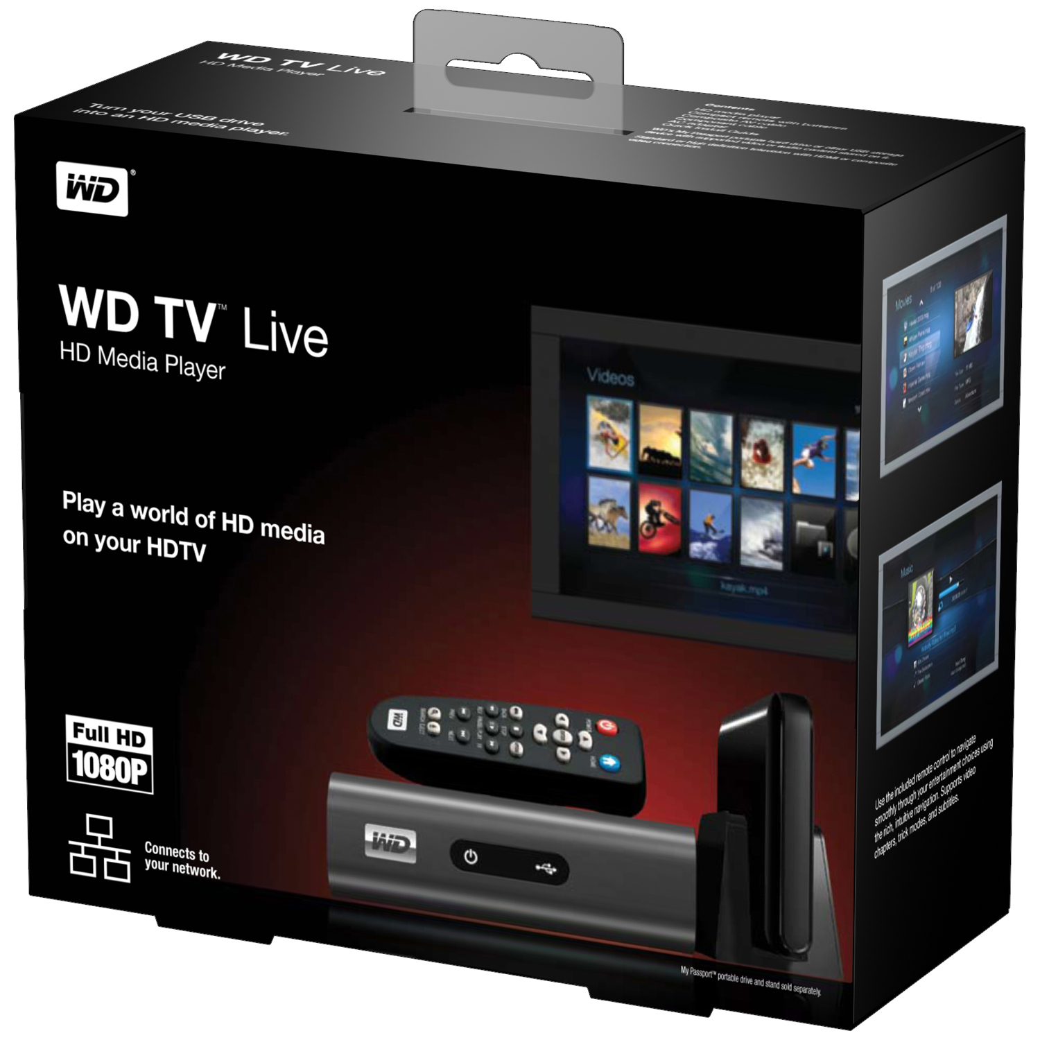 wd live tv browser