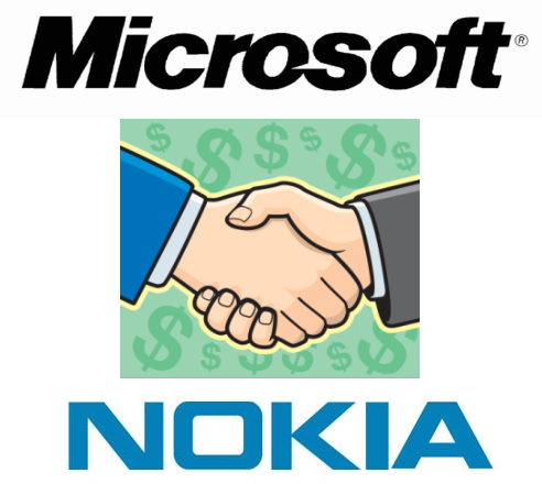 Nokia Microsoft Handshake