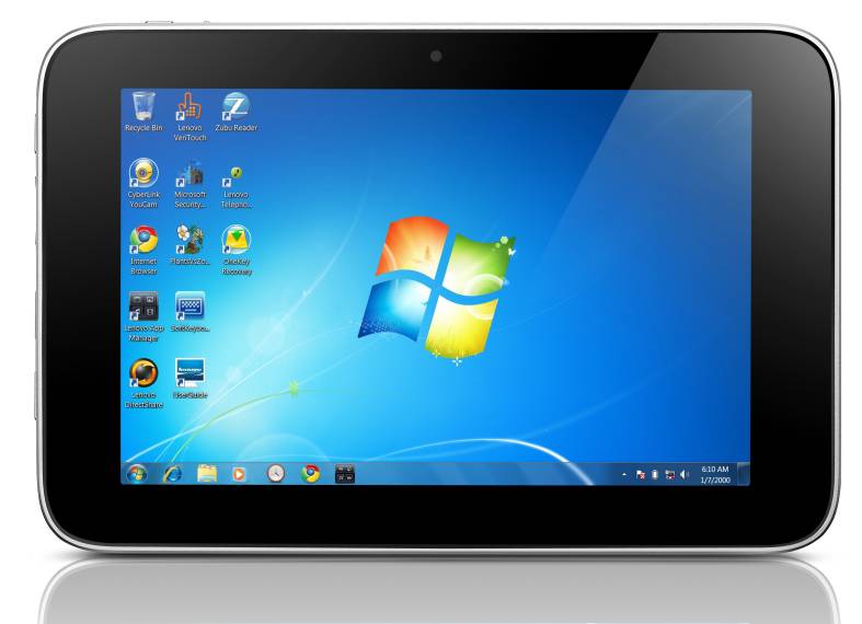 Lenovo IdeaPad P1 - Windows 7 Tablet - Front View