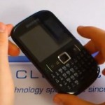 ZTE Tureis - "BlackBerry" Style Android Phone : Top view