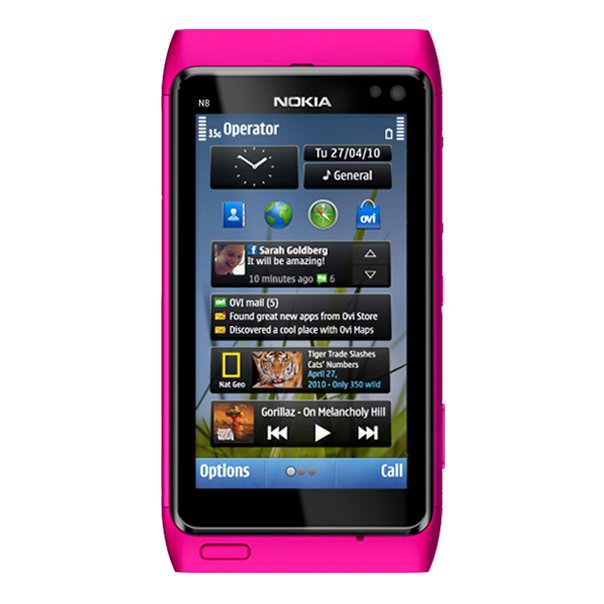 Nokia N8 "Pink Edition" Front View