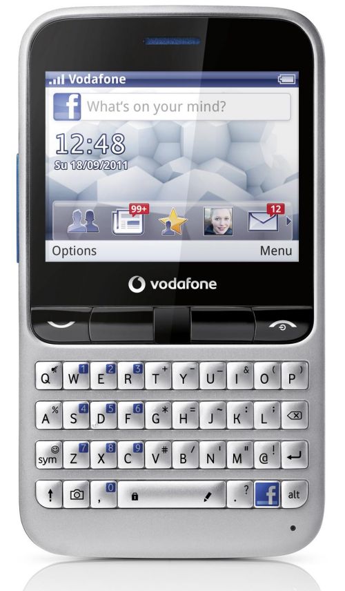 Vodafone Blue 555 Facebook Smartphone
