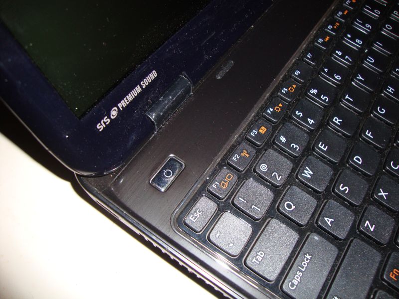 Power Button & SRS Surround Logo - Dell Inspiron 15R