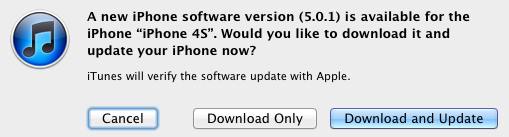 Apple iOS 5.0.1 Update - Download & Install - iPad, iPhone