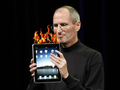 iPad on Fire - HAHAHAHA