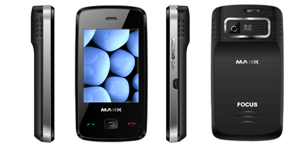 Maxx Focus MTP9 Touch-Screen Projector Phone
