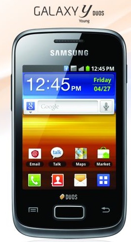 Galaxy Y Duos (GT-S6102) - Pictures, Specs, India Price