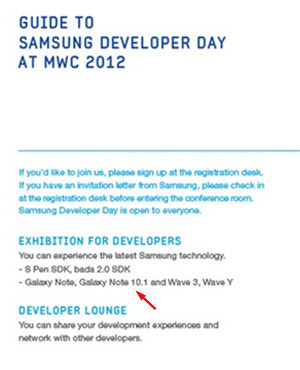 Galaxy Note 10.1 Hinted - Will be demoed at MWC