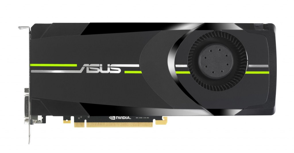 ASUS GTX 680 Graphics Card - Top view