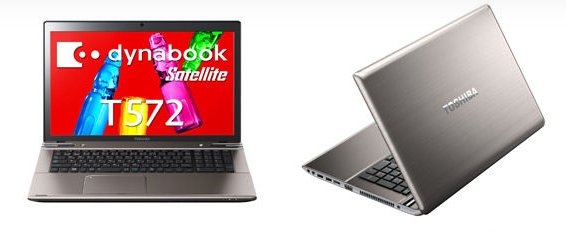 Toshiba Satellite Dynabook T572 & T772 Notebooks 