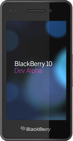 BlackBerry 10 Dev Alpha - Pictures, Specs