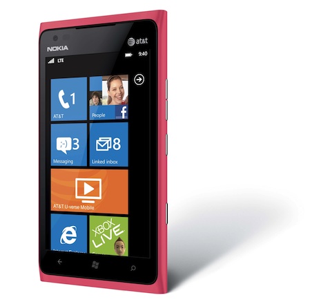Pink Nokia Lumia 900