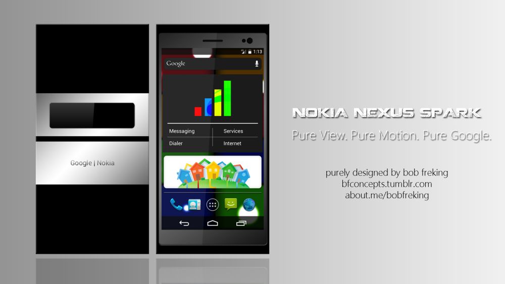 Nokia Nexus Spark Concept Runs on Android 5.0