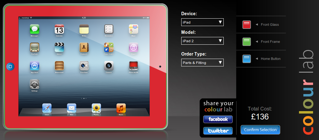 MendMyi Colour Lab lets you colour your - iPad, iPhone
