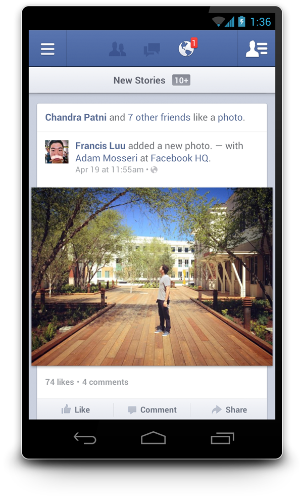 Download Facebook Versi 2.0 For Android