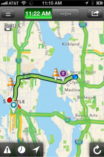 Intriz Traffic iPhone app