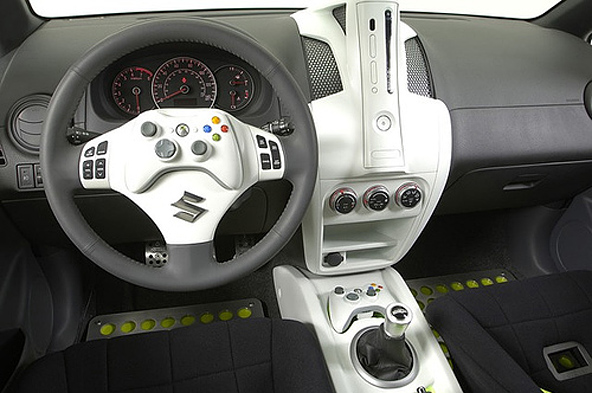Installing Xbox 360 in your car - Concept