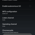 android chromecast settings