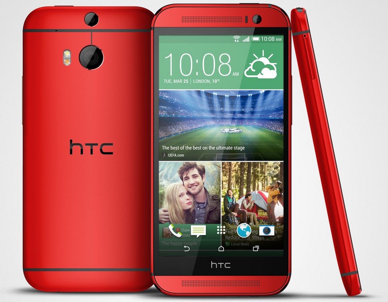 HTC One M8 red pics