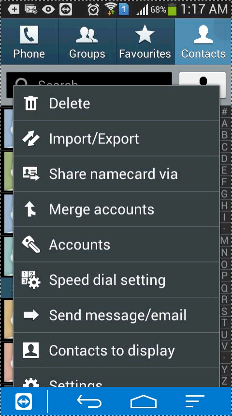android-contacts-settings