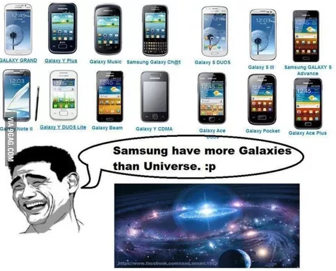 samsung galaxy count meme