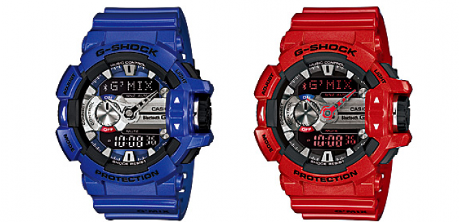 Casio G-Shock GBA-400 watch - Blue, Black