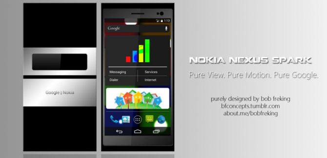 Nokia Nexus Spark Concept Runs on Android 5.0