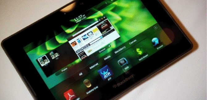 BlackBerry Playbook running Android