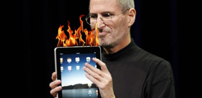 iPad on Fire - HAHAHAHA