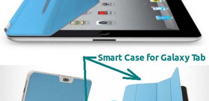 Smart Case - iPad Smart Cover clone for Galaxy Tab