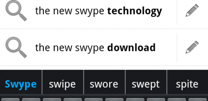 The new improved Swype 3.26 Beta